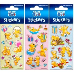 Mackók matrica 6 x 18 cm (382534)