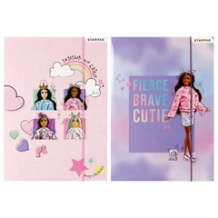 Starpak - Barbie A/4 gumis mappa - kétféle (472806)