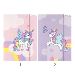 Unikornisos A/4 gumis mappa - Magical - kétféle (480785)