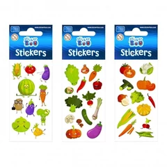 Starpak - Zöldségek matrica 6 x 18 cm - többféle (483491)