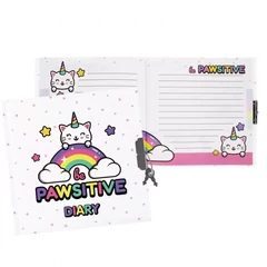 Starpak - Catcorn kulcsos napló 14 x 14 cm (509363)