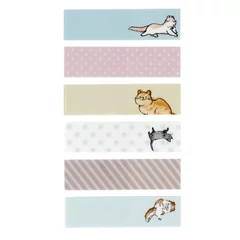 Starpak - Jelölő matrica készlet - Cicás - 6 x 20 db (505503)