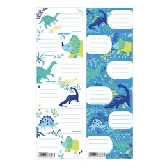 Starpak - Dínoszauruszos 6 db-os füzetcímke (512190)