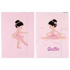 Balerina A/4 gumis mappa - többféle