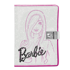 Barbie kulcsos napló - 15 x 20 cm