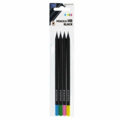 Black HB grafit ceruza - 4 db-os