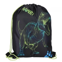 Dínós zsinóros hátizsák, tornazsák - T-Rex (576244)