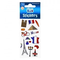 Európai nagyvárosok matrica 6 x 18 cm