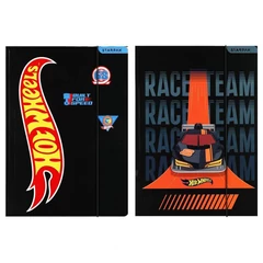 Hot Wheels Black  A/4 gumis mappa - kétféle (583290)