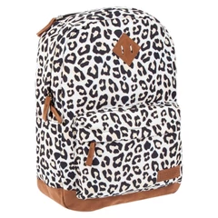 Leopárd mintás hátizsák, iskolatáska
