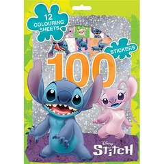 Lilo és Stitch kreatív készlet - 100 db-os matrica és színező füzet (560285)