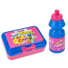 Mancs őrjárat uzsonnás doboz kulaccsal - pink