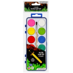 Pixel Game 12 színű vízfesték készlet