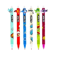 Radírozható golyóstoll - Mókás repülők - többféle