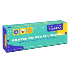 12 színű plakát festék készlet (533629)