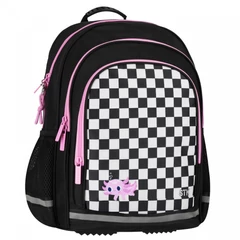 Axolotl iskolatáska, hátizsák - 3 rekeszes - pepita (550878)