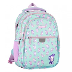 Bubble Tea iskolatáska, hátizsák - 3 rekeszes - mint, pink (550858)