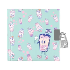 Bubble Tea kulcsos napló 13,5 x 13,5 cm (558509)