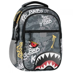 Cápás iskolatáska hátizsák - 2 rekeszes - Shark (576248)