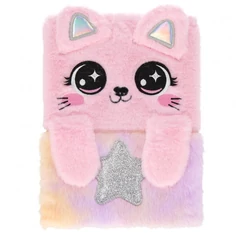 Cicás A/5 plüss notesz - csíkos (553823)