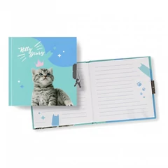 Cicás kulcsos napló 13,5 x 13,5 cm (534361)