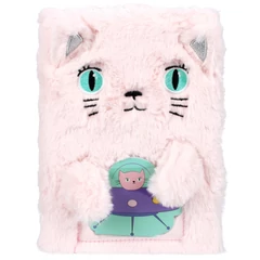 Cicás plüss napló jegyzetfüzettel - A5