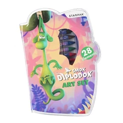 Dinos 28 színű zsírkréta (547397)