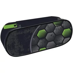 Focis ovális tolltartó - Black football (528436)