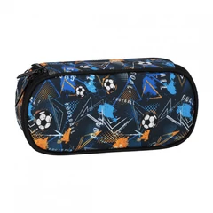 Focis ovális tolltartó - kék (550906)