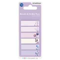 Jelölő matrica készlet - Virágos - 6 x 20 db