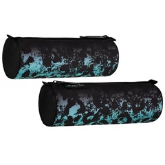 Kék párduc mintás henger alakú tolltartó (527244)