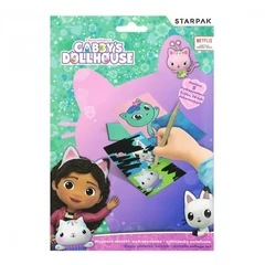 Képkarcoló készlet sablonokkal - Gabi babaháza (549166)