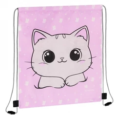Kitty Plus cicás tornazsák - szürke, pink (550812)