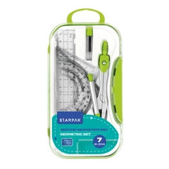 Körző készlet dobozban zöld (560249)