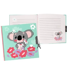 Koalás kulcsos napló 14 x 14 cm