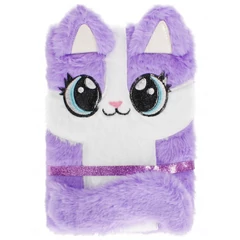 Lila cicás szőrmés napló - A5 (527836)