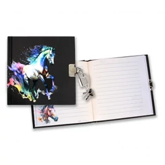 Lovas kulcsos napló 13 x 13 cm (558489)