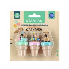 Mini 3 db-os szövegkiemelő készlet - Capybara (563031)