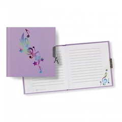 Music kulcsos napló 13,5 x 13,5 cm (534356)