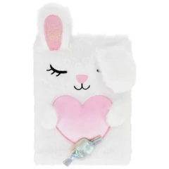 Nyuszis szőrmés napló - A5/80 lap - Rabbit Heart (564711)