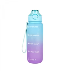 Ombre tritán kulacs 750 ml - lila-kék (559258)