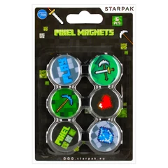 Pixel hűtőmágnes - 6 db-os szett (528366)