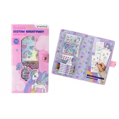 Unikornis színező készlet, zsírkrétával (552493)