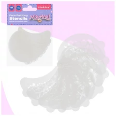 Varázslatos arcfestő sablon 10 db-os (548331)