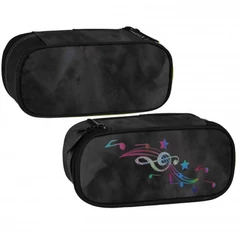 Zenés ovális tolltartó (533953)