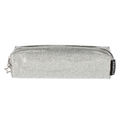 Ezüst színű szögletes tolltartó - Silver