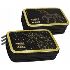 Unikornis FELSZERELT 3 emeletes tolltartó - Gold Unicorn