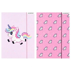 Unikornisos A/4 gumis mappa - kétféle (583299)