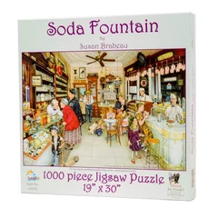SunsOut 1000 db-os puzzle - Soda Fountain - Susan Brabeau (44274)