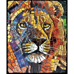 SunsOut 1000 db-os puzzle - Stained Glass Lion - Cynthie Fisher (70720)